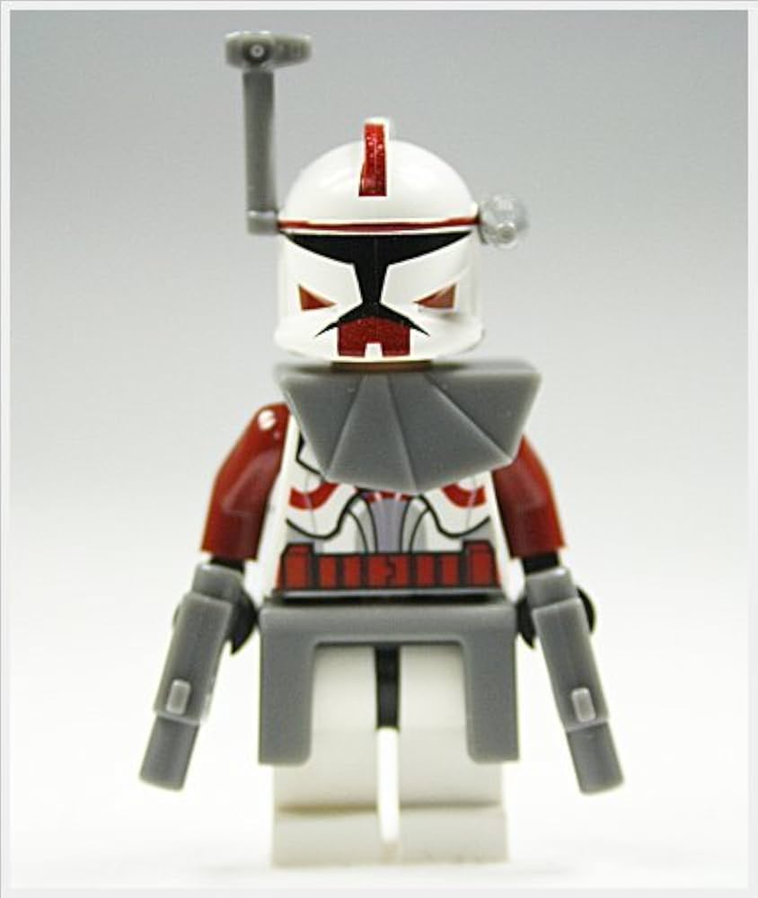 LEGO Star Wars Figure Commander Fox with 2 weapons and