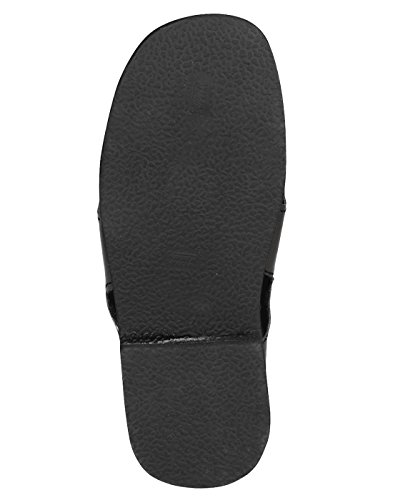 Image of Orthopaedic & Diabetic Footwear : Sandal Shoes For Gents (Leather & MCR /MCP) : G14-BL-9