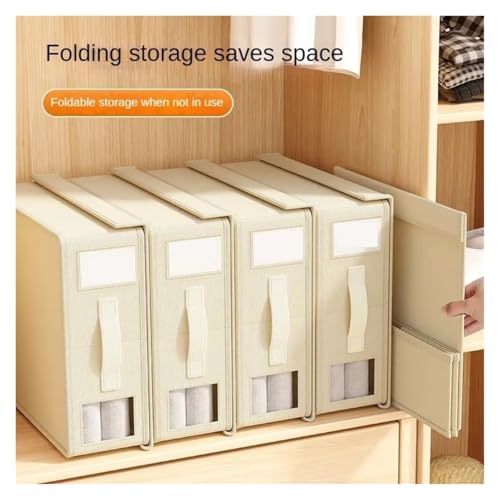 Organisateur de drap pliables premium | Boîte tissu pour vêtements de lit