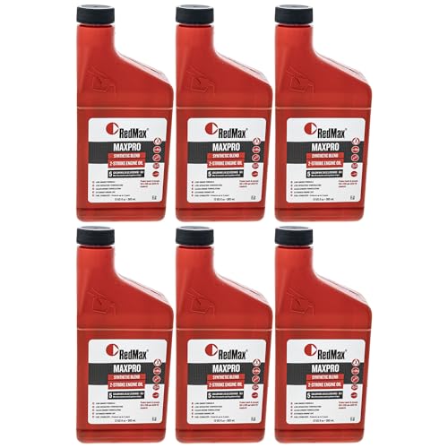 Redmax 580357204 Pack of 6 MaxLife 2-Cycle Oil - 13oz