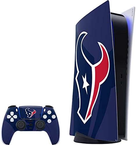 Skinit Decal Gaming Skin Compatible with PS5 Digital Edition Bundle - Officially Licensed NFL Houston Texans Design