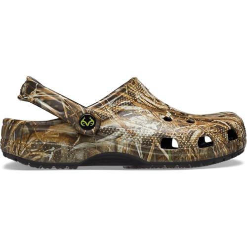 Crocs Unisex-Adult Classic Realtree Clog, Multi Max 7, 10 Women/8 Men