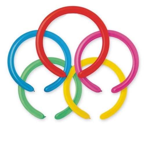 PALLONCINI MODELLABILI MANIPOLABILI COLORI MISTI 100 Pz. d4/80 Gemar