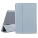BESDATA Ultra Thin Magnetic Smart Cover [Auto Wake/Sleep Function]& Translucent Back Case for Apple 2013 iPad Air + Screen Protector + Cleaning Cloth + Stylus (Grey)