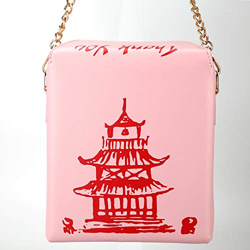 Bolso Torre Crossbody con Estampado Rosa miniatura 6