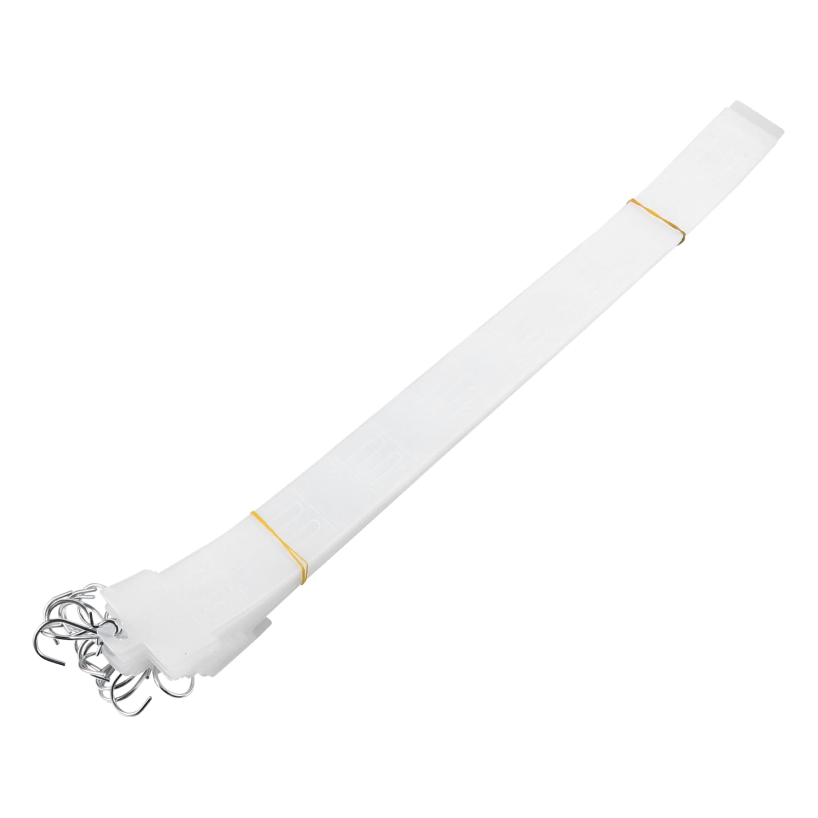 PRETYZOOM Plastic Merchandise Strip 20pcs Market Display Hanger Lightweight Hanging on Strips