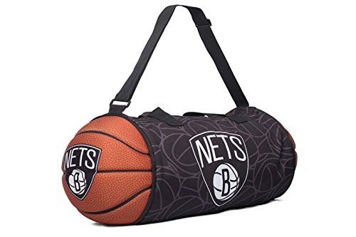Official Brooklyn Nets Duffel Bag for Sports/Basketball – Foldable/Extendable - Thumbnail 3