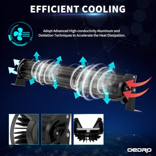Image of OEDRO 24 Inch LED Light Bar Curved (w /Mounting Bracket) Quad-Row