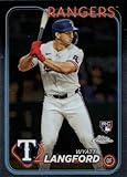 2024 Topps Chrome Baseball #122 Wyatt Langford Rookie Card