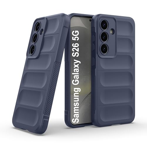 Image of Zapcase Back Case Cover for Samsung Galaxy S26 5G | Compatible for Samsung Galaxy S26 5G Back Cover | Liquid Silicon Magic Case with Camera Protection | Sapphire
