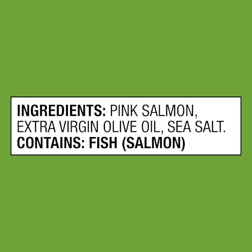 Image of StarKist E.V.O.O. Wild-Caught Pink Salmon, 2.6oz Pouch, 12-Pack | 14g of Protein Per Serving, Features Extra Virgin Olive Oil, Wild Caught Tuna, Gluten Free, Soy Free, Omega 3s