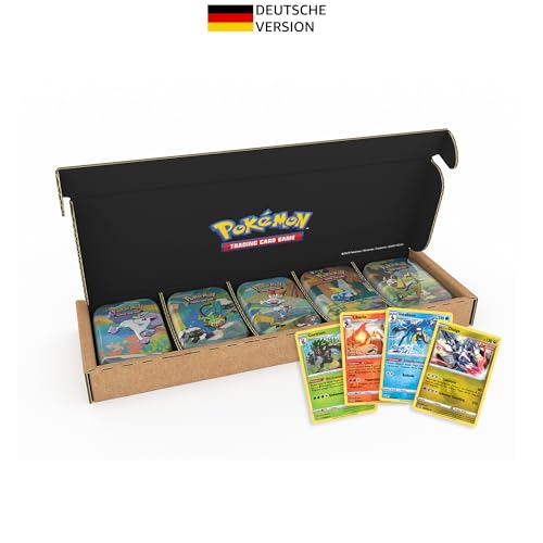 Pokémon-Sammelkartenspiel: Mini-Tin-Box-Bundle - Galar-Kumpel (4 Promokarten & 5 Mini-Tin-Boxen mit je 2 Boosterpacks)