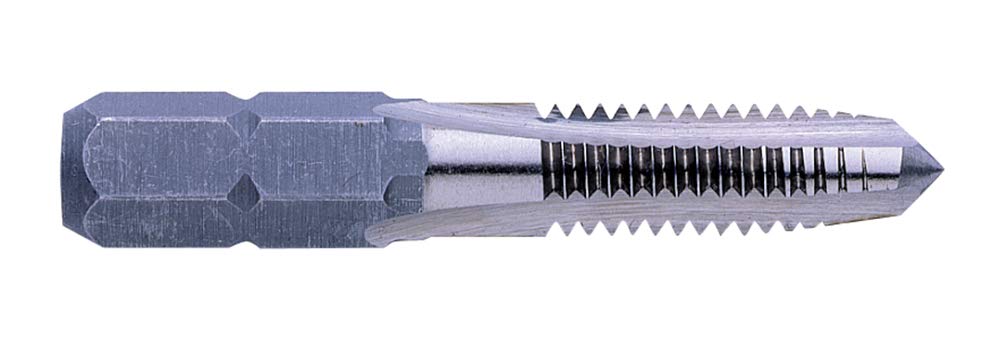 Exact Cutting Tap Bit M6 1/4 Inch Bit Shank HSS DIN 3126, Multicolor, 59x14x9 mm