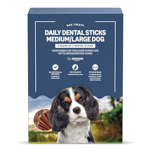 Miniatura 8 de by Amazon Palitos Dentales de Uso Diario - Perros Medianos/Grandes, 4x270g (1.08kg)