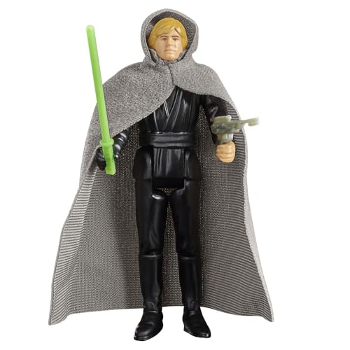 STAR WARS Retro Collection Luke Skywalker (Jedi Knight), Return of The Jedi 3.75-Inch Collectible Action Figures, Ages 4 and Up