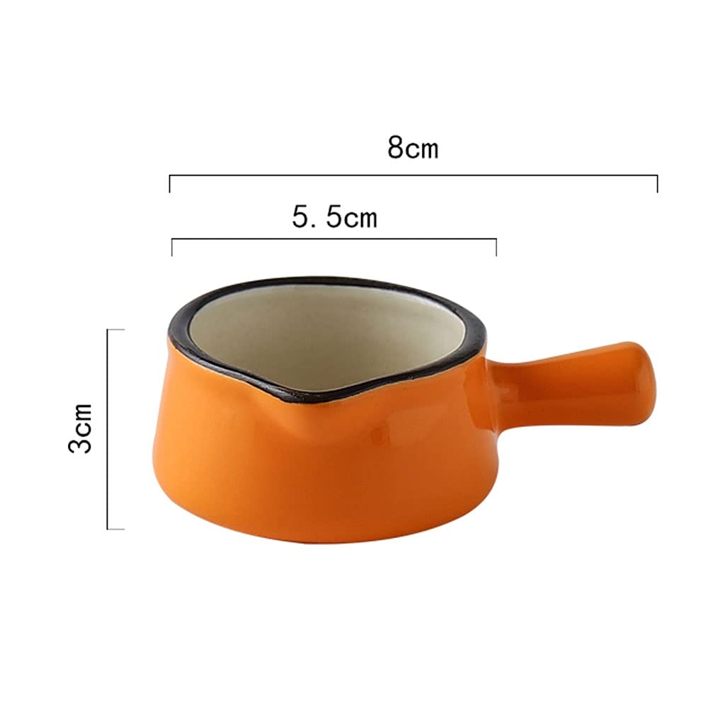 Ceramiczne miseczki na sosy Ceramic Seasoning Dishes Multicolor 8x5x3cm(Groen)
