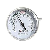 Taylor Soil Testing Thermometer, Gardening Tool for Plant Care, Gardening, Lawn, Farm, Outdoor Use, 4" Inch Stem