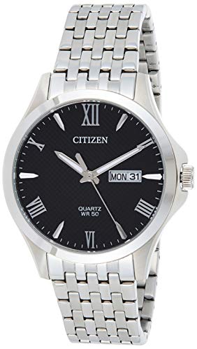Image of Citizen Mens Metallic Analogue Watch - BF2020-51E (Black Free Size)