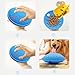 PERZOE Dog Puzzle Toys, Food Grade Silicone Flying Disc Shape Dog Enrichment Toys, Bite-Resistant Dog Leaky Toy for Small Medium Large Dogs Treat Training Grey