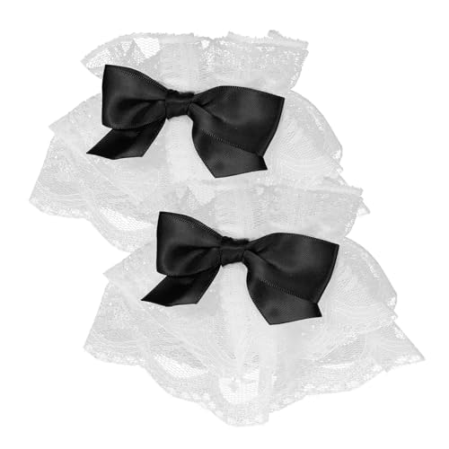 Lolita Lace Wrist Cuffs for Women Fingerless Dress Accessories Elegant Hand Sleeves for Parties and Events