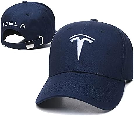 lighting sale Fit Tesla hat Baseball Cap,Baseball Cap for Men and Women Hat Travel Cap for Tesla Accessories