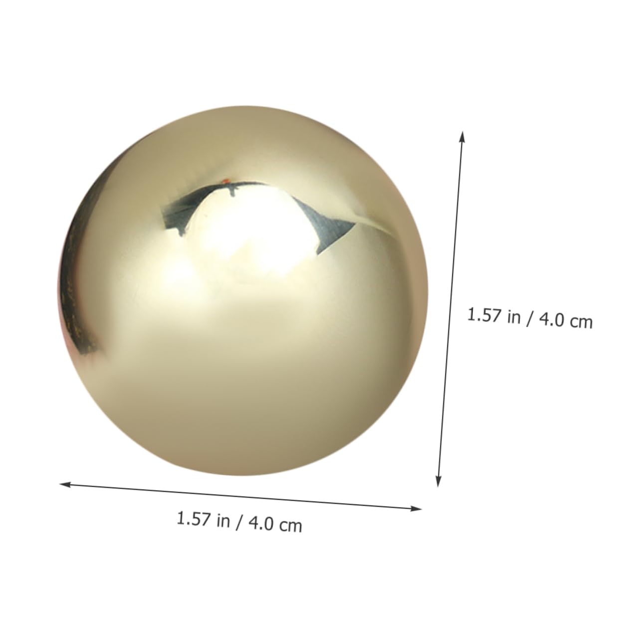 TOVINANNA 1 Pair portable small Myofascial geometry scroll wheel copper ball sports massage ball elderly baoding balls training ball