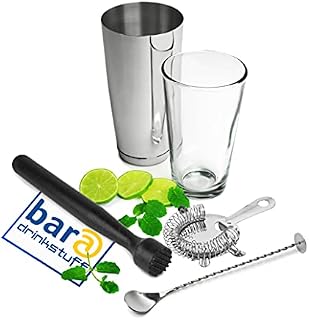 bar@drinkstuff Starter Boston Cocktail Shaker Set