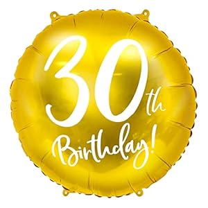 Luftballon 30. Geburtstag Gold Folienballon Nummer 30 Geburtstag Luftballon 30 Deko Geburtstag Frauen Männer…