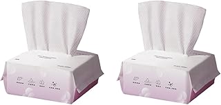 LALAFINA 2 pacotes de toalhas de mão almofada maquiagem ou toalha de rosto toalhas de viagem lenços de limpeza feminina toalha de tecido para menina descartável multi/guardanapo seco pano removedor de rosto molhado para casa e