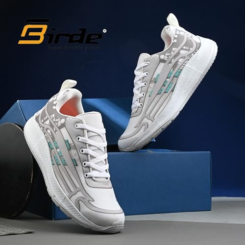 Image of Birde Men's Sports Shoes | Lightweight Running Shoes for Men | Breathable Walking Shoes with Cushioned EVA Sole | Comfortable Gym Sneakers