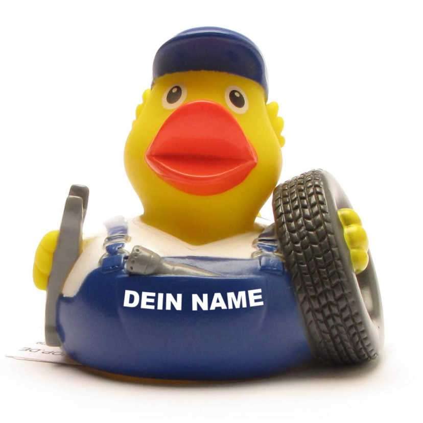 Bath Duck - Personalised (Car Mechanic Duck)