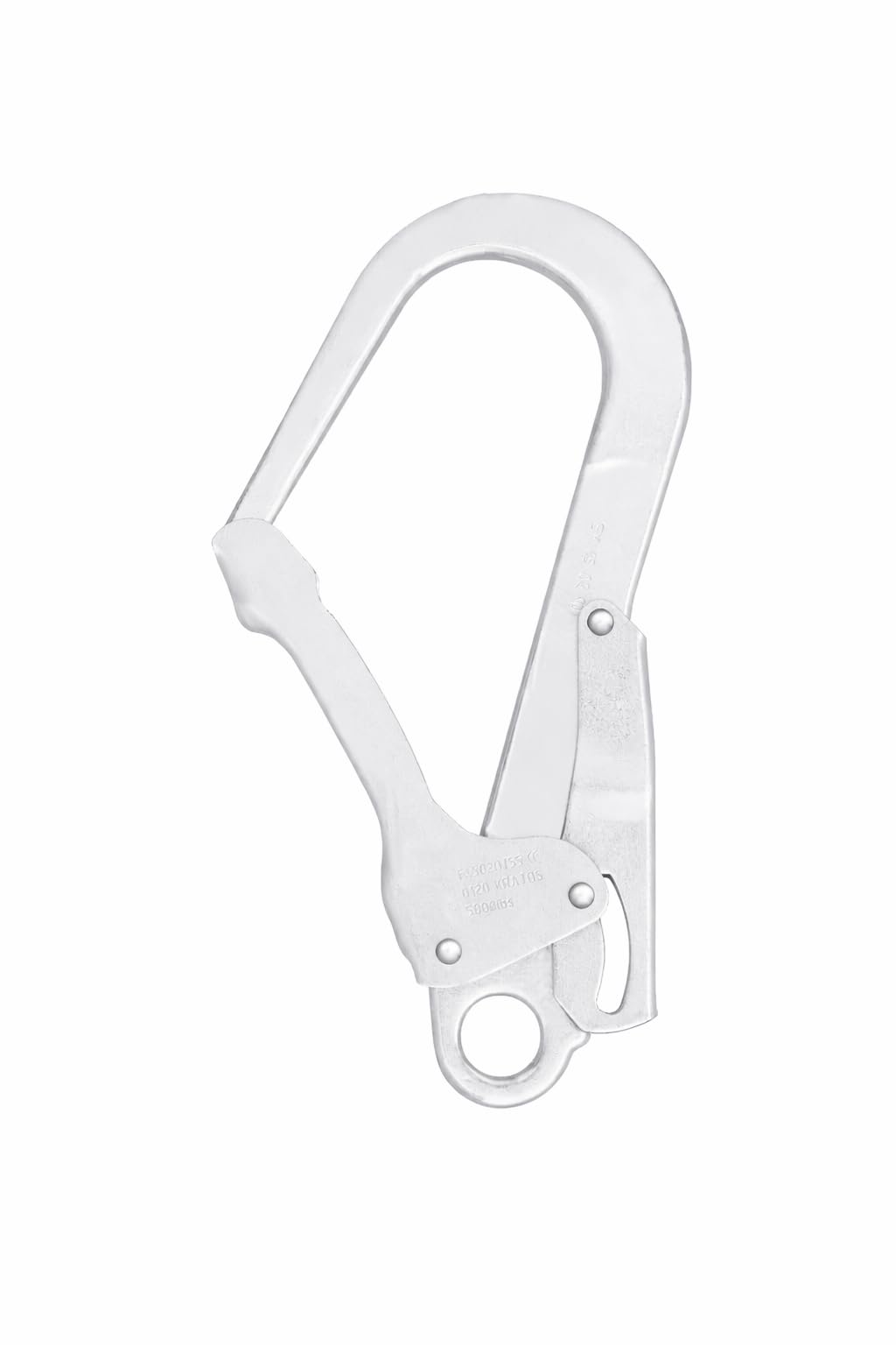 Kratos Safety Rückhalteverbindungsmittel aus Kernmantelseil, 1,5 m, mit Stahlkarabiner und Gerüsthaken, EN354, PSA