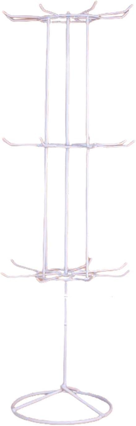 Mensola Portaoggetti in Metallo per Gioielli, Regalo, Leggera E Resistente, Espositore Multistrato per Fasce, Ciondoli, Borse, Orecchini, Spazzole, 3 Tier