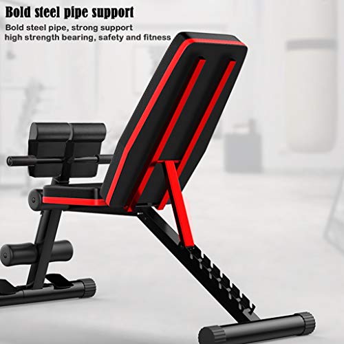 Adjustable Weight Bench - Sit Up Bench - Home Gym Foldable Ab Bench - Decline Incline Flat Bench | Flat Fly Weight Press Fitness - Utility Dumbbells Bench for Full Body Workout - 600 LB