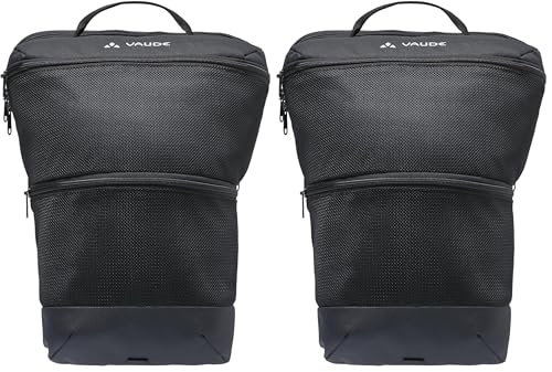 VAUDE Organizer und Kulturbeutel Sortyour Back, als Kissen nutzbar, Black, Einheitsgröße (Packung mit 2) – Ansicht 1