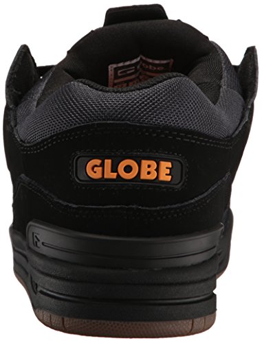 Image of Globe Men's Fusion Shoe, Black /Ebony /Orange, 7.5 Regular US