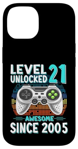 Level 21 Unlocked Birthday 21 Years Old Gifts 21st Birthday �X�}�z�P�[�X iPhone 14 �p