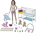 Barbie GFL38 - “Skipper Babysitters Inc.” Kinderzimmer Spielset, 2 Babypuppen, Kinderbett, +10 Zubehörteile, Babyausstattung, themenbezogenes Spielzeug, Geschenkset für Kinder ab 3 Jahren