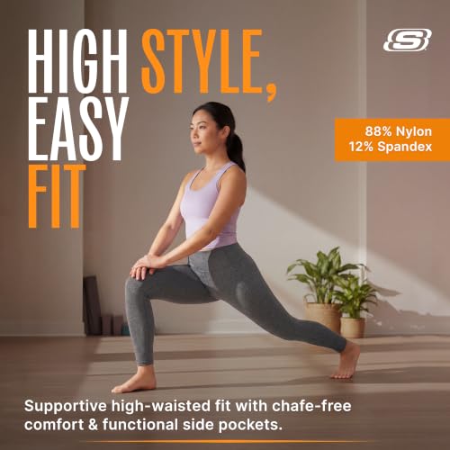 Image of Skechers Women's Regular Fit High Rise Leggings