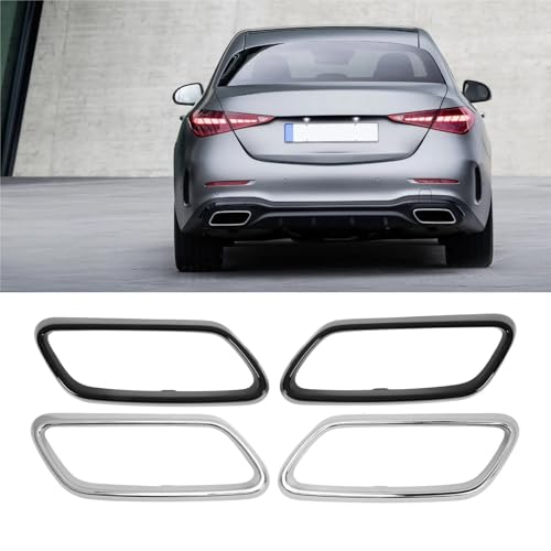 Couvercle échappement Benz Classe C W206 AMG Line pour masquer les sorties ternies