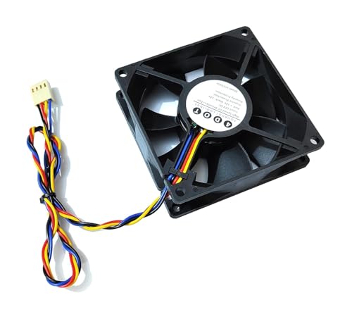 Image of Fourdot 80mm 3Inch Axial Cabinet Cooling Fan Model 8025 12V DC (With PWM Connector)