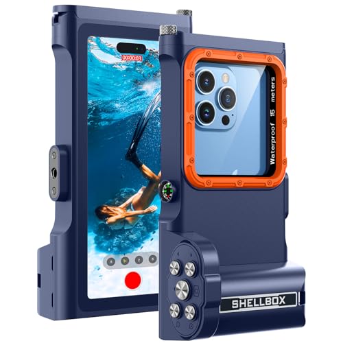 Focusor Custodia Impermeabile 15M [Universale] Smartphone Compatibile con Bluetooth IPX8 Cover Subacquea Professionale Asciutta Borsa per iPhone Samsung Huawei XiaoMi Oppo Vivo Android 4.7-6.9''