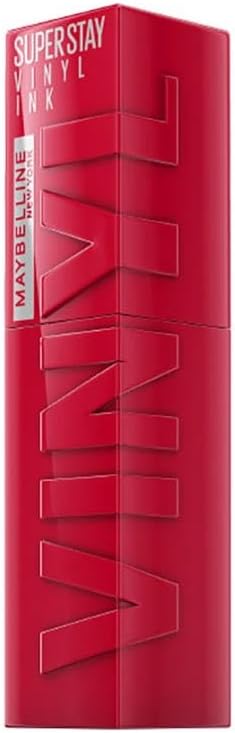 New York Lip Colour, Smudge-free, Long Lasting up to 16h, Liquid Lipstick, Shine Finish, SuperStay Vinyl Ink, 50 Wicked