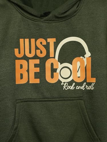 Image of Mack Jonney Printed Hooded Cotton Fleece Tracksuit Co-Ord Set for Kids-MACK38112
