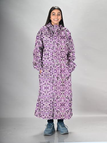 Image of LUX VENUS Printed Over coat Rainwear for Women