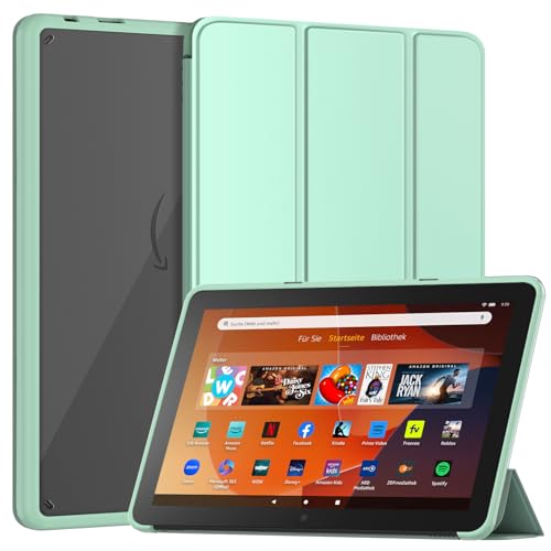 Image of Sanyetral Lightweight Shockproof Trifold Stand Tablet Case with Auto Wake /Sleep Function, Not for Remarkable TCL -Light Green