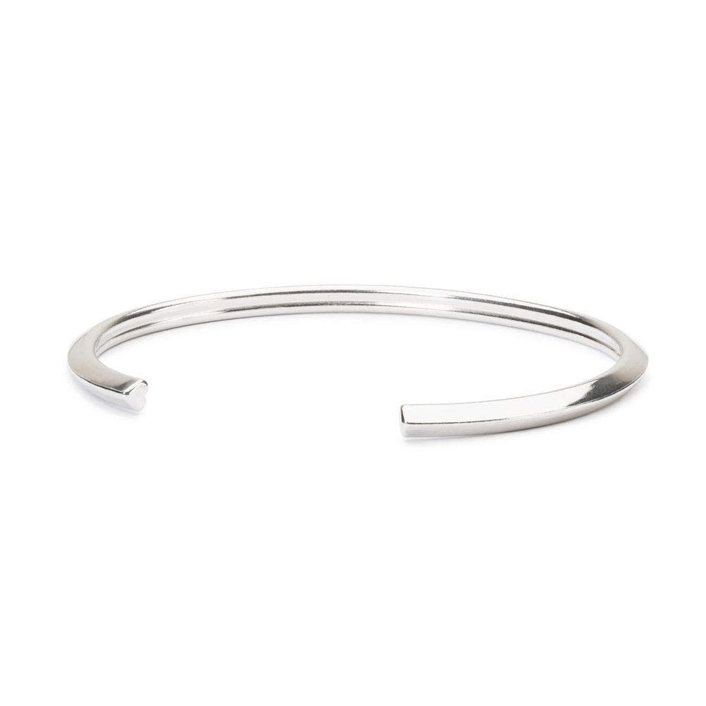 Trollbeads Bracciale in argento Sterling 925 con cuore, Argento sterling
