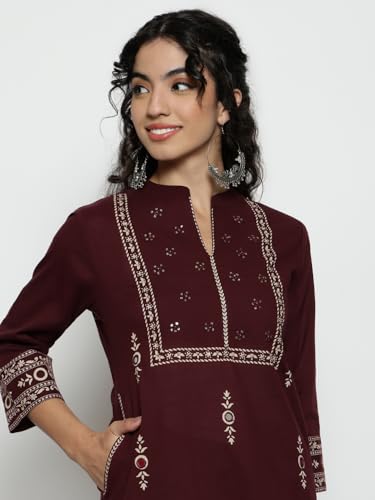 Image of Vbuyz Women'S Cotton Floral Print Straight Stitched Kurta Pant With Dupatta