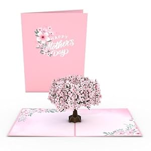 Lovepophappymothersdaycherryblossompopupcard5x7giftformom3dflowercardformomordaughteruniquegreetingcardformom Urban Country Home Decor Lovepop happy mothers day cherry blossom pop up card 5 x 7 gift for mom 3d flower card for mom or daughter unique greeting card for mom urban country home decor