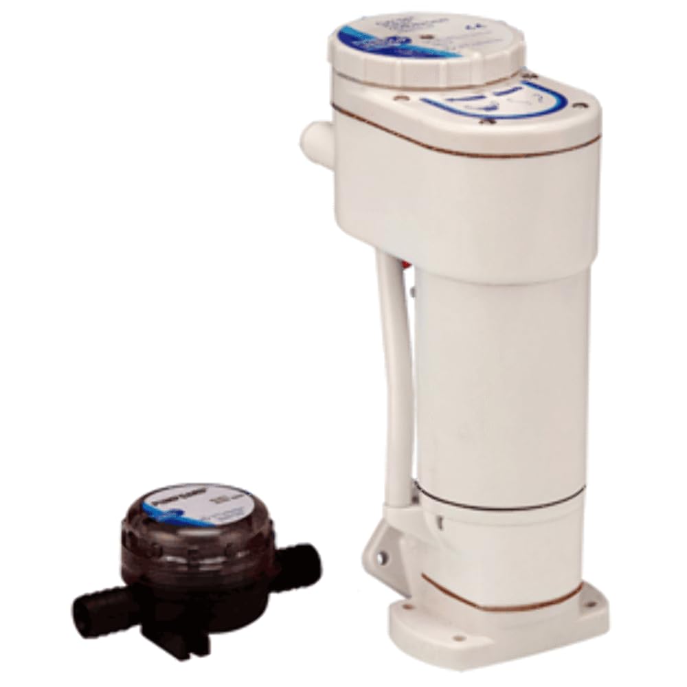 Jabsco 29200-0120 Zestaw do konwersji ręcznej na elektryczną toaletę morską do toalet Jabsco 29090 i 29120, biały